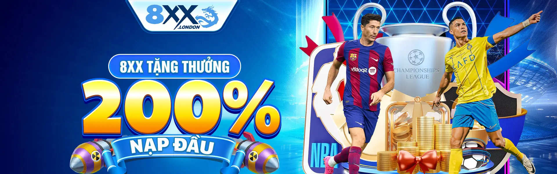 banner nhà cái 8xx trang cược uy tín hàng đầu châu Á