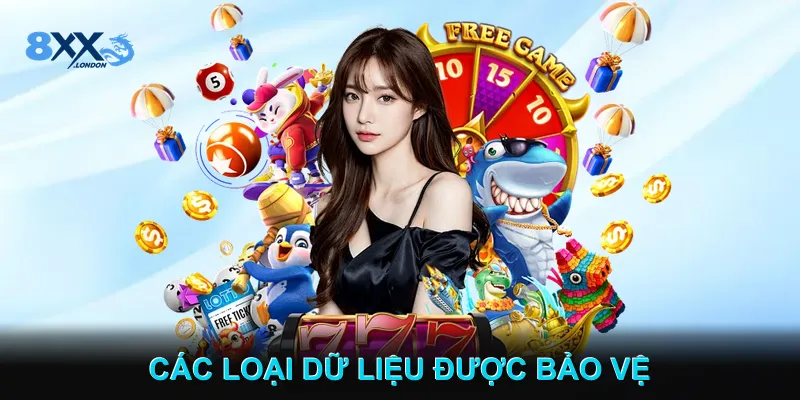 Các loại dữ liệu được bảo vệ trong chính sách bảo mật 8XX